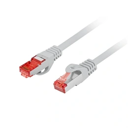 Lanberg S/FTP CAT6 patch kábel (1 m, LSZH, réz, szürke)