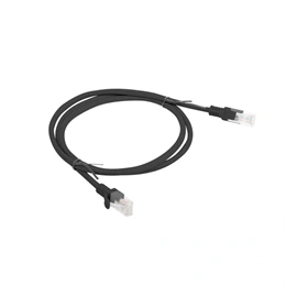 Lanberg UTP CAT5e patch kábel (1 m, fekete)