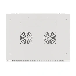 Lanberg fali rackszekrény 15U (19", 600x450 mm, edzett üvegajtó, lapraszerelt, szürke)