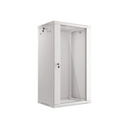 Lanberg fali rackszekrény (19", 22U, 600x450 mm, lapraszerelt, szürke)