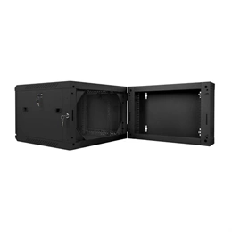 Lanberg fali rackszekrény (19", 6U, 600x600 mm, lapraszerelt, szürke)