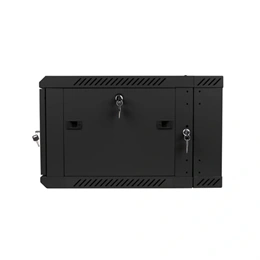 Lanberg fali rackszekrény (19", 6U, 600x600 mm, lapraszerelt, szürke)