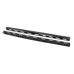Lanberg függőleges kábelvezető csatorna (19", 47U, 2 db, fekete)