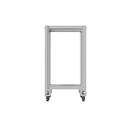 Lanberg rack keret (19", 18U, 600x800 mm, nyitott, szürke)