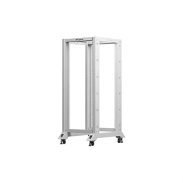 Lanberg rack keret (19", 27U, 600x800, nyitott, szürke)