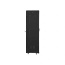 Lanberg rackszekrény (19", 42U, 600x600, lapraszerelt, 520mm mély, fekete)