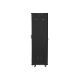 Lanberg rackszekrény (19", 42U, 600x600, lapraszerelt, 520mm mély, fekete)