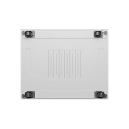 Lanberg rackszekrény (19", 42U, 800x1000, perforált ajtó, lapraszerelt, LCD, szürke)