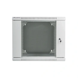 Lanberg rackszekrény (19", 9U, kétrészes, fali, 600x600, lapraszerelt, 440 mm mély, szürke)