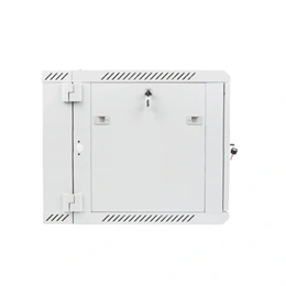 Lanberg rackszekrény (19", 9U, kétrészes, fali, 600x600, lapraszerelt, 440 mm mély, szürke)