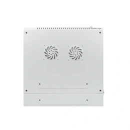 Lanberg rackszekrény (19", 9U, kétrészes, fali, 600x600, lapraszerelt, 440 mm mély, szürke)