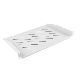 Lanberg rackszekrény polc (19", 1U, fix, 315mm mély, szürke)