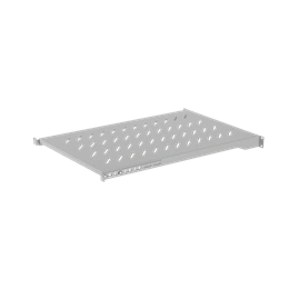 Lanberg rackszekrény polc (19", 1U, fix, 750mm mély, szürke)