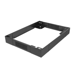 Lanberg talapzat (19", 600x600mm, 100mm magas, acél, fekete)