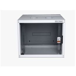 Legrand 19" 9U rack szekrény (495x600x600 mm, szürke, üvegajtós, egyrészes, max. 65 kg, készre szerelt)