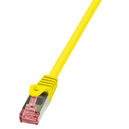 LogiLink RJ45 CAT6 SFTP adatkábel (M/M, 1 m, AWG27, sárga)