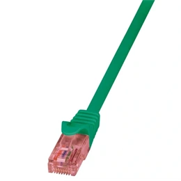 LogiLink RJ45 CAT6 UTP adatkábel (0,5 m, AWG24, M/M, zöld)