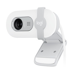 Logitech BRIO 100 webkamera (1080p, mikrofon, USB, piszkosfehér)