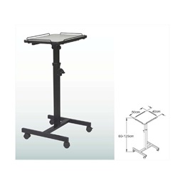 MEDIUM gurulós padló állvány (állítható magasság 80-125 cm, teherbírás 20 kg, fehér)
