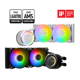 MSI Coreliquid E240 CPU hűtő (240 mm, vízhűtés, 2x ARGB, univerzális)