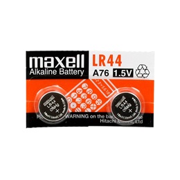 Maxell LR44 gombelem (10 db, 1,5V, alkáli)