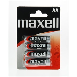 Maxell R6 AA elem (cink, 4 db)