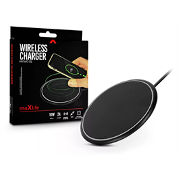 Maxlife MXWC-02 vezeték nélküli töltő (10w, qi, 5v/2a, fekete)