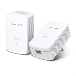 Mercusys MP500 AV1000 powerline adapter (2 db, 1 Gb/s, RJ45 1 db, 300 m, 220-240 V, fehér)