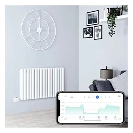 Meross mts150hk okos termosztatikus fej (hangvezérlés, mobil vezérlés, wifi, 433 MHz RF, fehér)