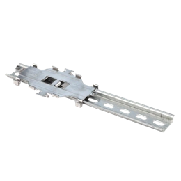 MikroTik DINrail Pro rögzítőkeret (LtAP mini kompatibilis, 35×7,5 mm DIN-sínhez, fém, ezüst)