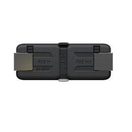 MikroTik Gigabites passzív Ethernet jelismétlő (2 port, 802.3af/at PoE, 24-57 V bemenet, fekete)