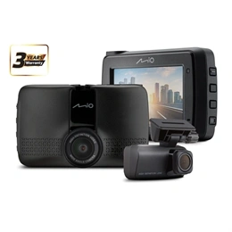 Mio MiVue 903WD Pro (kétkamerás autós menetrögzítő, 2,7", Sony Starvis 2, 2,5K 1440p HDR, hátsó E40 1080p, Wi-Fi, GPS,