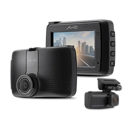 Mio MiVue 903WD Pro (kétkamerás autós menetrögzítő, 2,7", Sony Starvis 2, 2,5K 1440p HDR, hátsó E40 1080p, Wi-Fi, GPS,