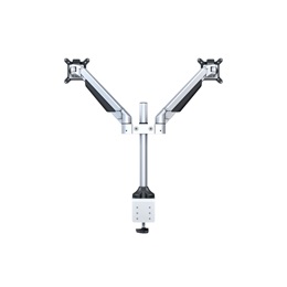 Multibrackets 2 karos asztali gázrugós konzol (15-32", VESA 75x75/100x100, max. 10 kg, ezüst)