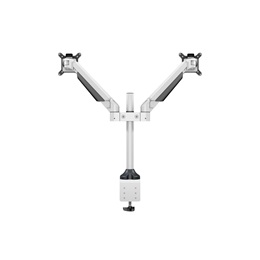 Multibrackets 2 karos asztali konzol (15-32", VESA 75x75/100x100, max. 10 kg, dönthető, forgatható, fehér)