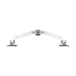 Multibrackets 2 karos asztali konzol (15-32", VESA 75x75/100x100, max. 10 kg, dönthető, forgatható, fehér)