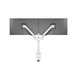 Multibrackets 2 karos asztali konzol (15-32", VESA 75x75/100x100, max. 10 kg, dönthető, forgatható, fehér)