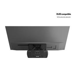 Multibrackets M VESA Super Slim fali konzol (32"-65", max. VESA 400x400, dönthető, forgatható, fekete, 40 kg)