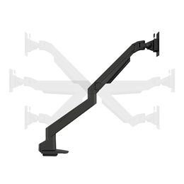 Multibrackets M gázrugós asztali konzol (15-34", VESA 75x75/100x100, max. 10 kg, ezüst)