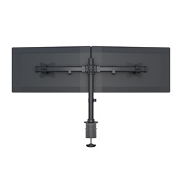 Multibrackets asztali konzol (2 képernyős, 15-27", VESA 75x75/100x100 mm, 8 kg/monitor, dönthető, forgatható, fekete)