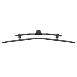 Multibrackets asztali konzol (2 képernyős, 15-27", VESA 75x75/100x100 mm, 8 kg/monitor, dönthető, forgatható, fekete)