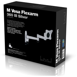 Multibrackets fali konzol M VESA Flexarm 360 III (15-32", VESA 75x75/100x100/200x100/200x200, terhelhetőség 15 kg, dönt