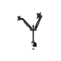 Multibrackets gázrugós 2 karos asztali monitor konzol (15-32", VESA 75x75/100x100, max. 10 kg, fekete)