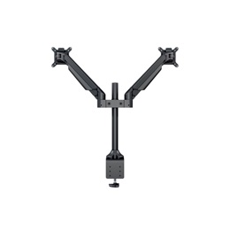 Multibrackets gázrugós 2 karos asztali monitor konzol (15-32", VESA 75x75/100x100, max. 10 kg, fekete)