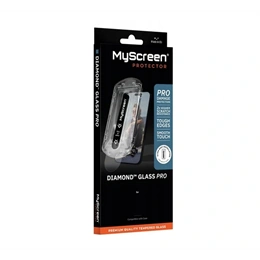 Myscreen Diamond Glass Pro fit frame képernyővédő üveg (9h, segédkeret, átlátszó)