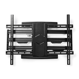 NEDIS TVWM6570BK fali tartó konzol (43"-100", VESA 400x200-800x600, max 70 kg, dönthető 15°, forgatható 0-180°, fekete