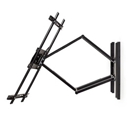 NEDIS TVWM6570BK fali tartó konzol (43"-100", VESA 400x200-800x600, max 70 kg, dönthető 15°, forgatható 0-180°, fekete