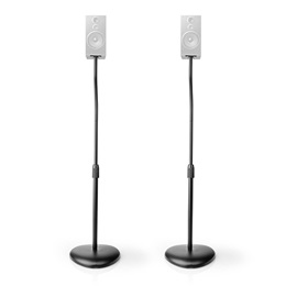 NEDIS állítható hangszóró állvány (104 cm, max. 4,5 kg, fekete, ABS/acél, 2 db)