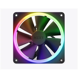 NZXT F120 RGB hűtő ventilátor (120 mm, PWM, 500-1800 RPM, FDB, 4-tűs, fekete)