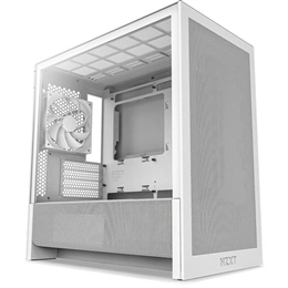 NZXT H3 Flow (midi torony, micro-ATX, fehér)